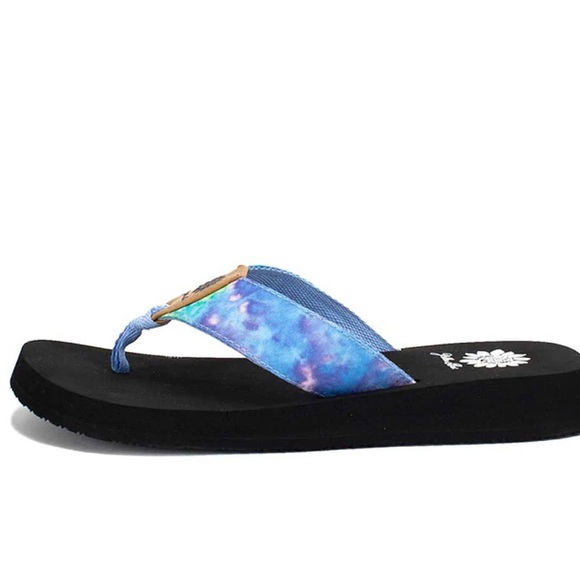 Yellow box flip flop Falit color blue - Picture 2 of 5